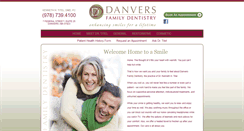 Desktop Screenshot of danversfamilydentistry.com